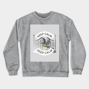 Keep calm t shirt design Crewneck Sweatshirt
